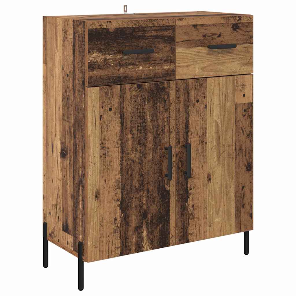 Highboard Gammelt træ 69,5 x 34 x 180 cm Konstrueret træ