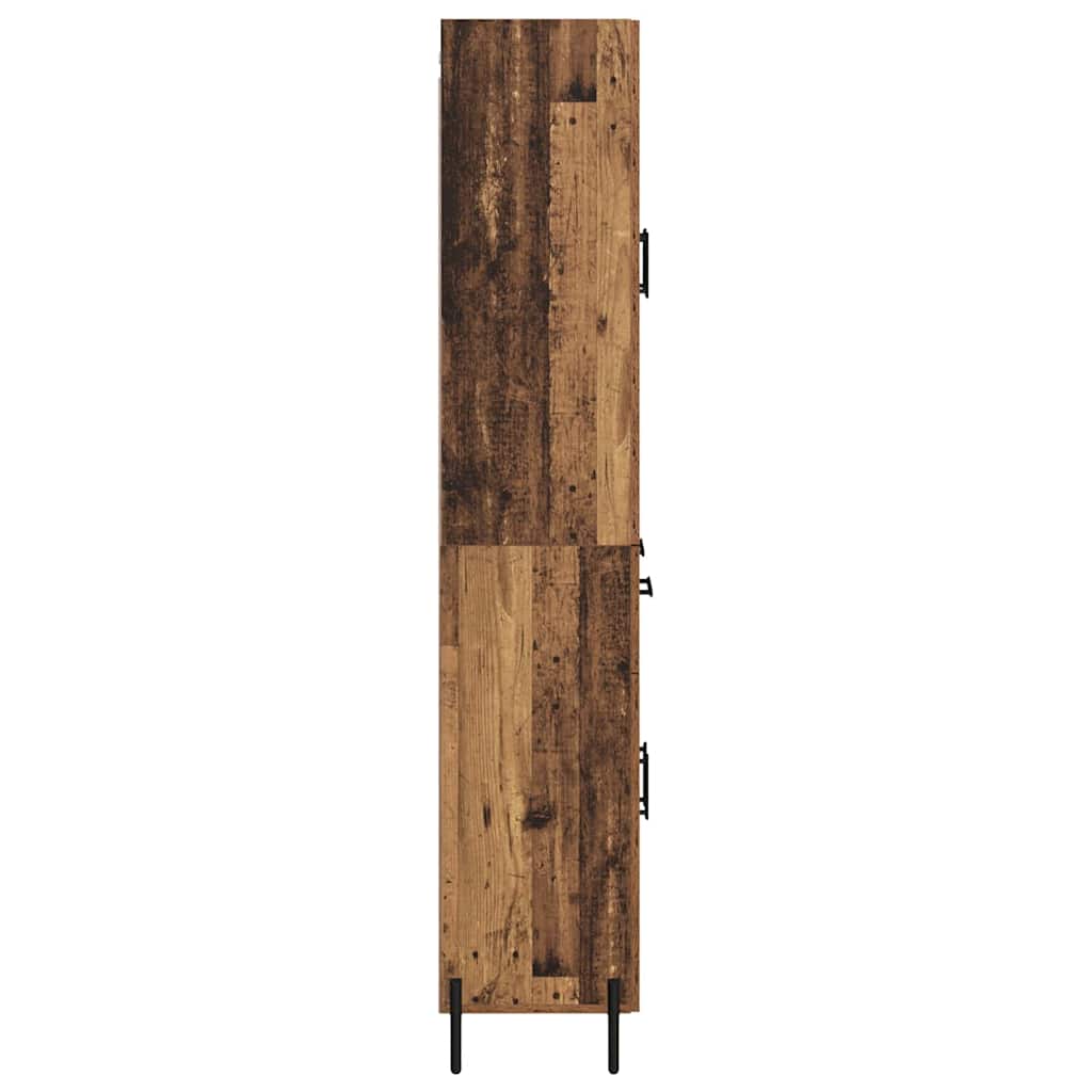 Highboard Gammelt træ 69,5 x 34 x 180 cm Konstrueret træ