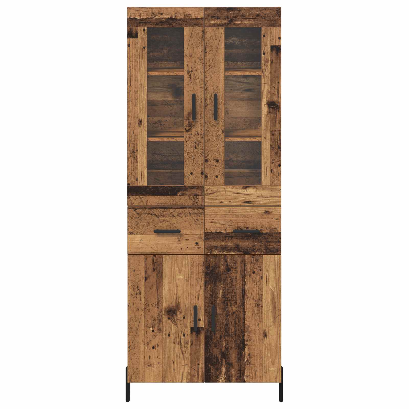 Highboard Gammelt træ 69,5 x 34 x 180 cm Konstrueret træ