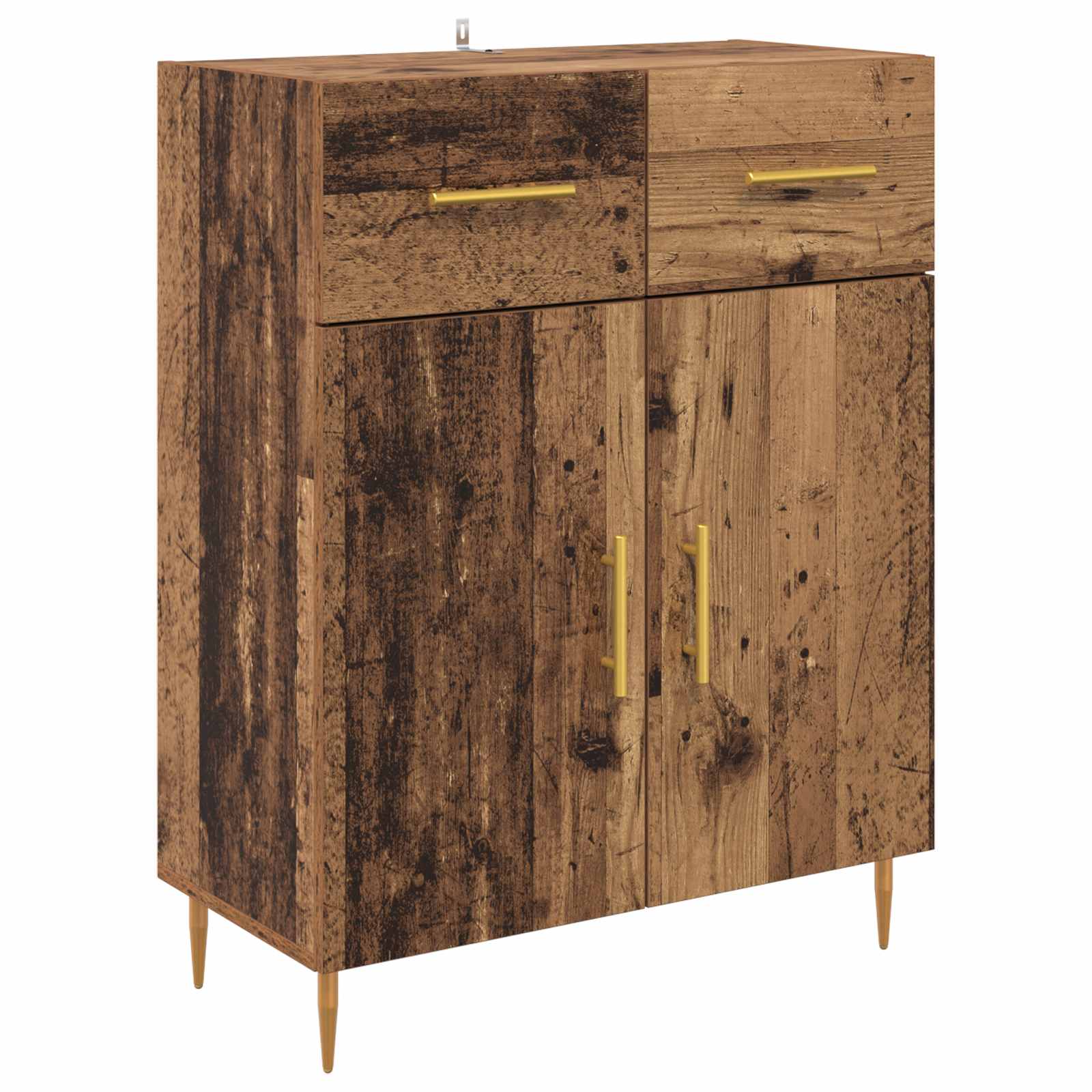 Highboard Gammelt træ 69,5 x 34 x 180 cm Konstrueret træ