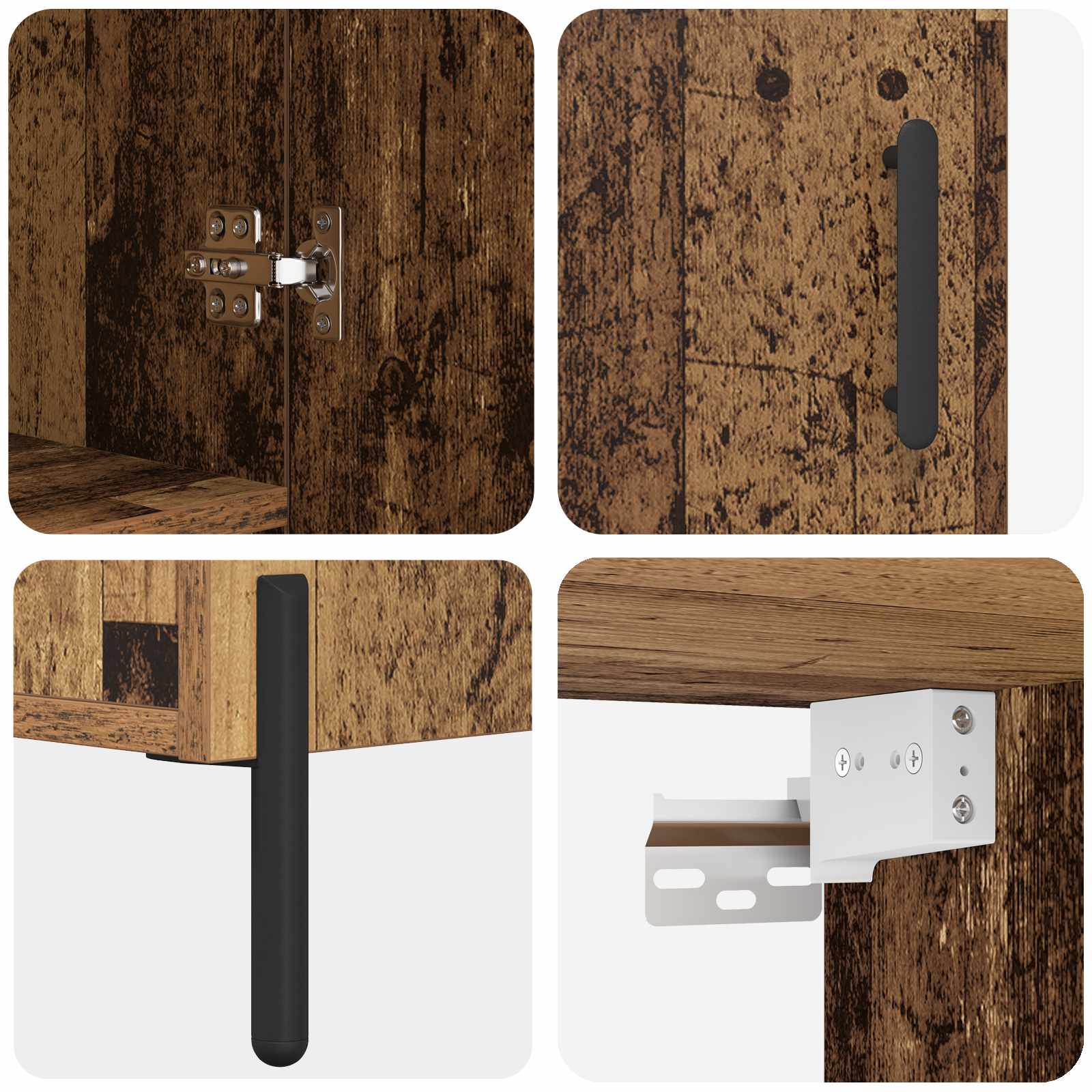 Highboard Gammelt træ 69,5 x 34 x 180 cm Konstrueret træ