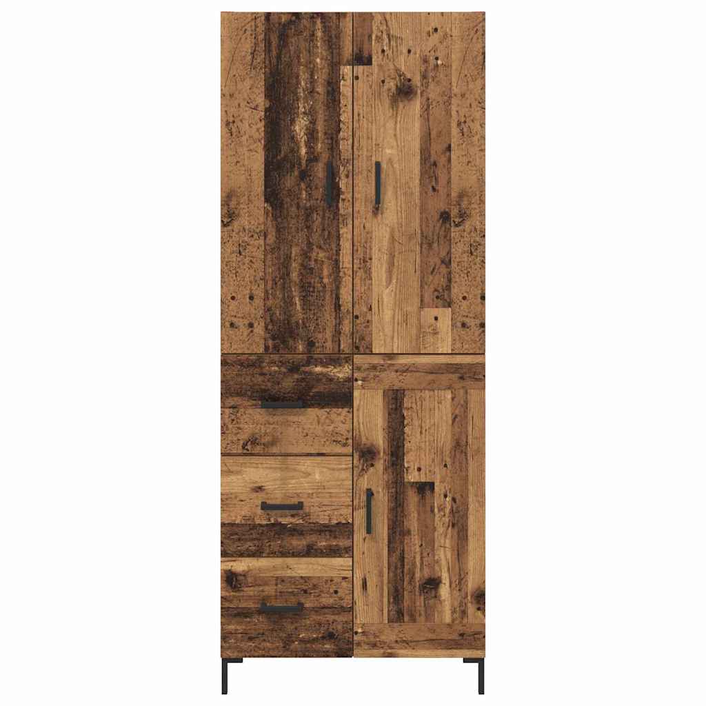 Highboard Gammelt træ 69,5 x 34 x 180 cm Konstrueret træ