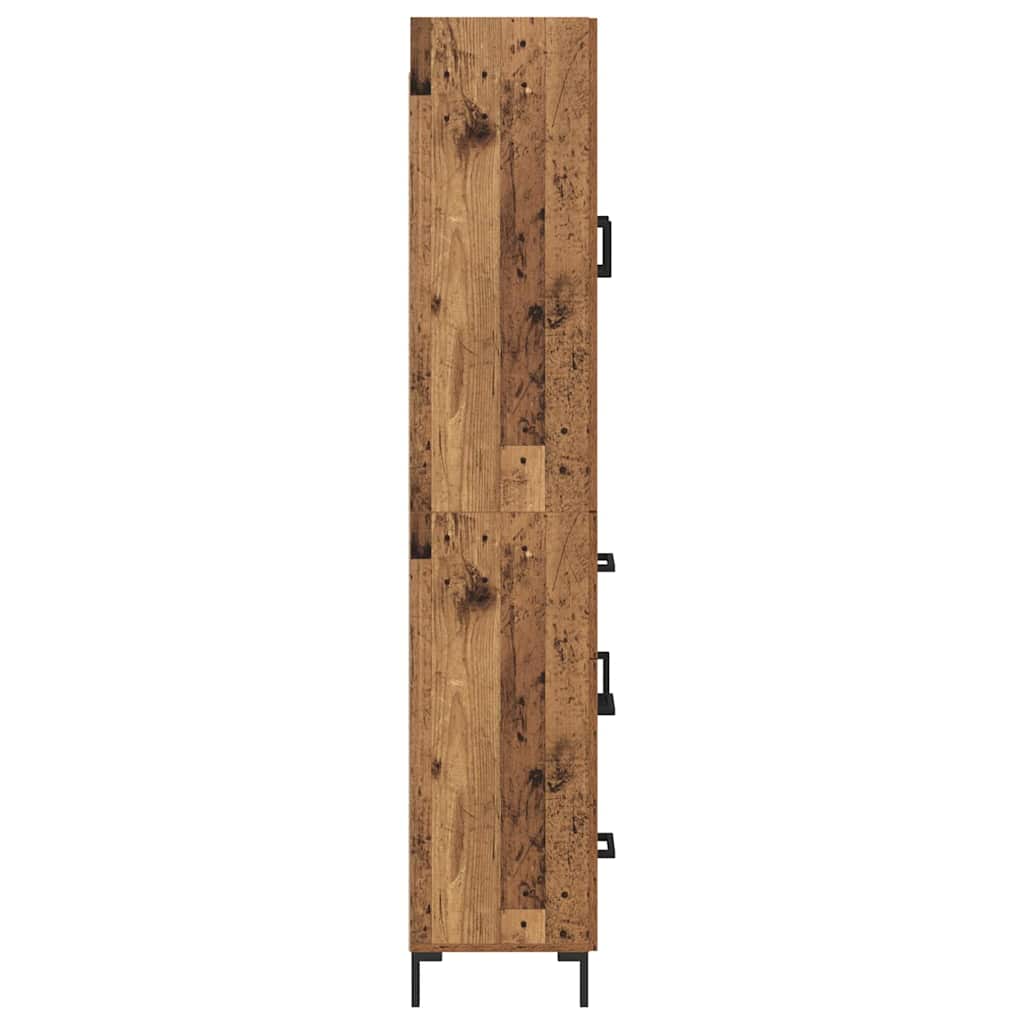 Highboard Gammelt træ 69,5 x 34 x 180 cm Konstrueret træ