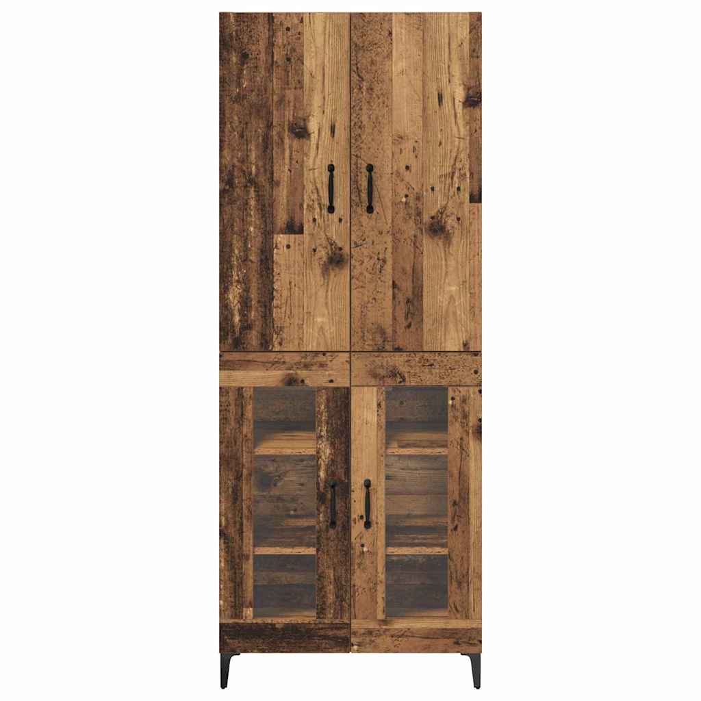 Highboard Gammelt træ 69,5 x 34 x 180 cm Konstrueret træ