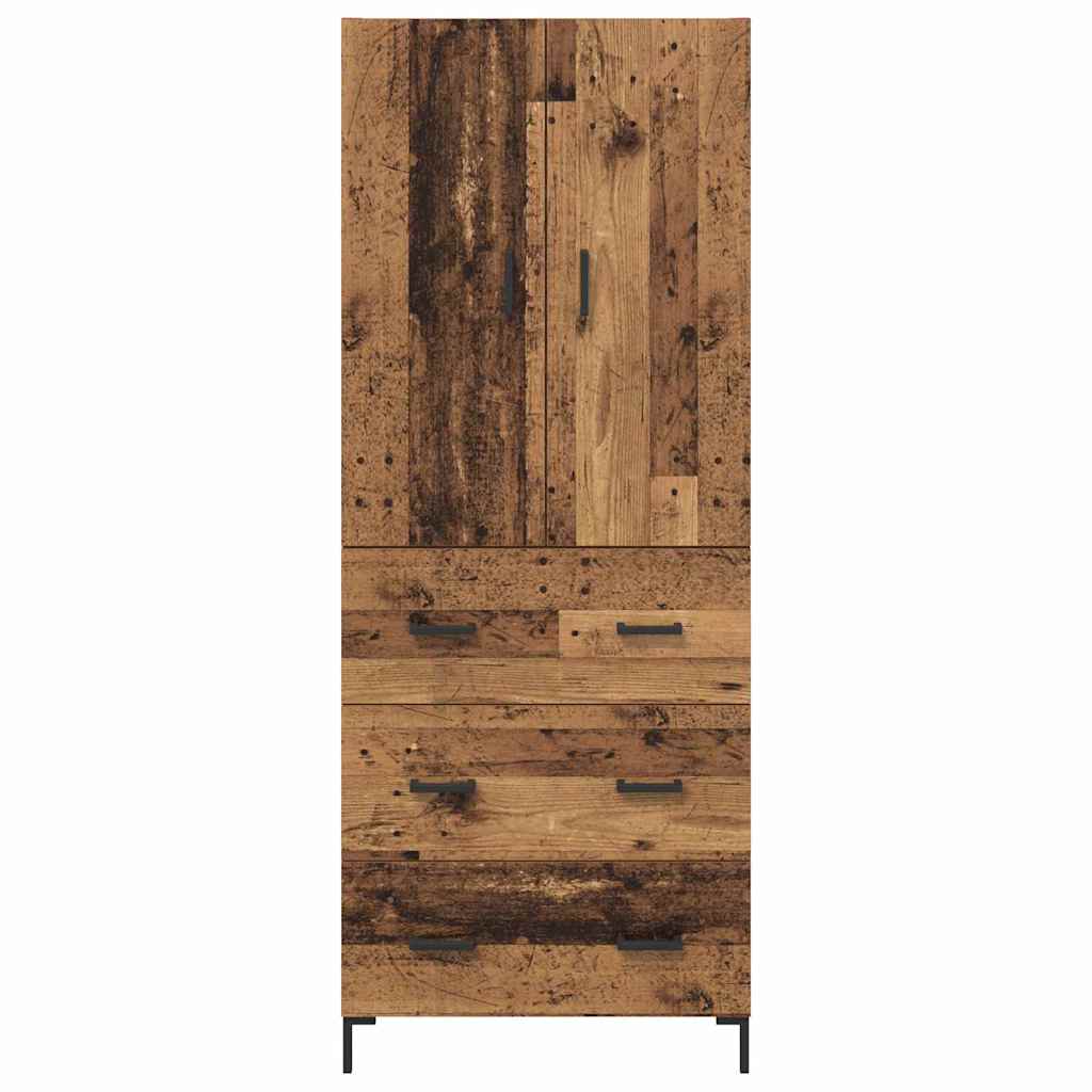 Highboard Gammelt træ 69,5 x 34 x 180 cm Konstrueret træ