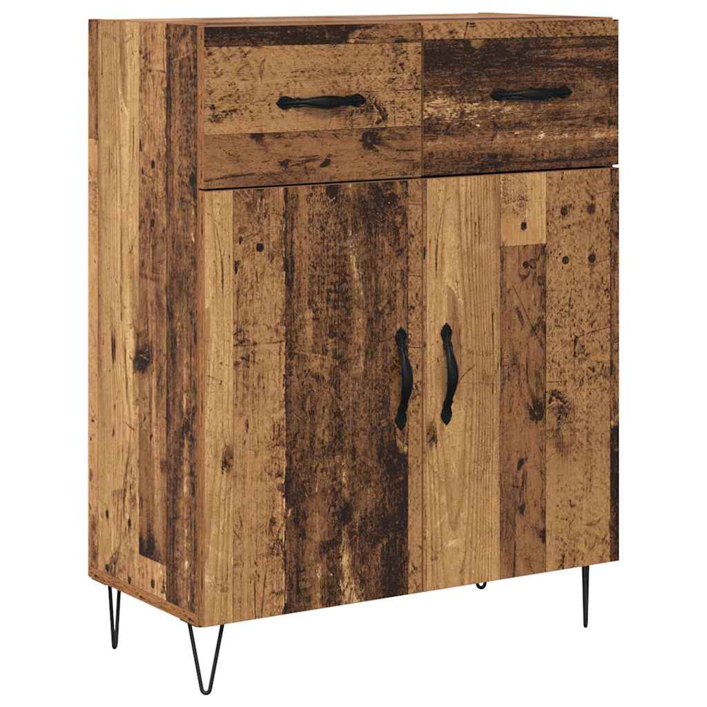 Highboard Gammelt træ 69,5 x 34 x 180 cm Konstrueret træ