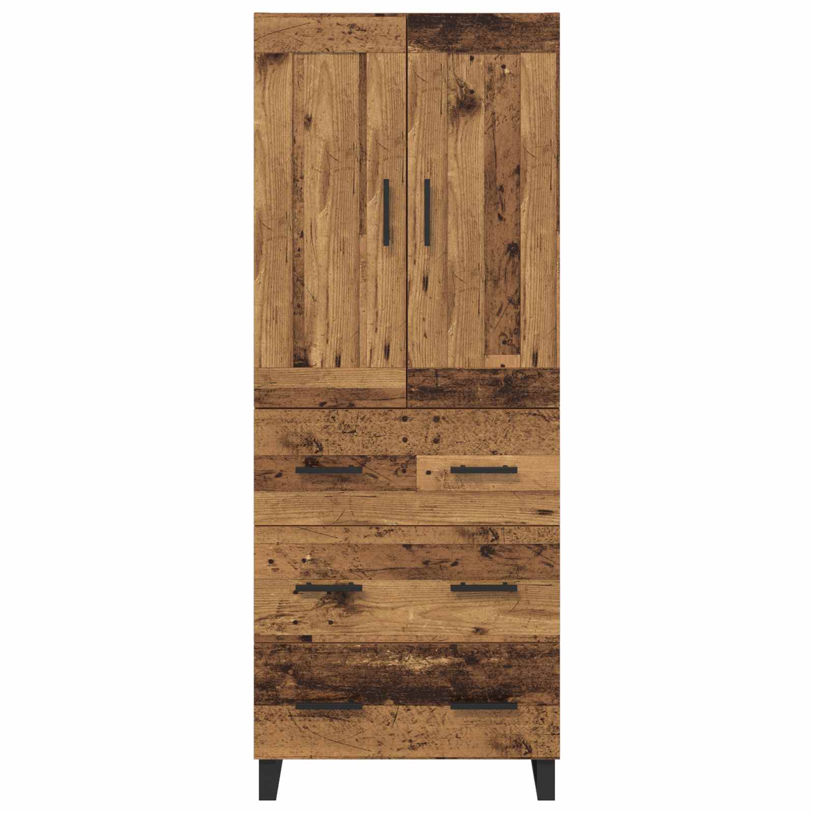 Highboard Gammelt træ 69,5 x 34 x 180 cm Konstrueret træ