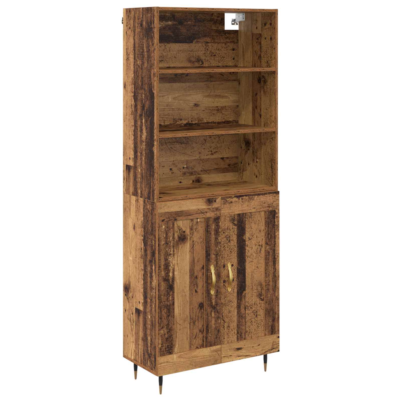 Highboard Gammelt træ 69,5 x 34 x 180 cm Konstrueret træ