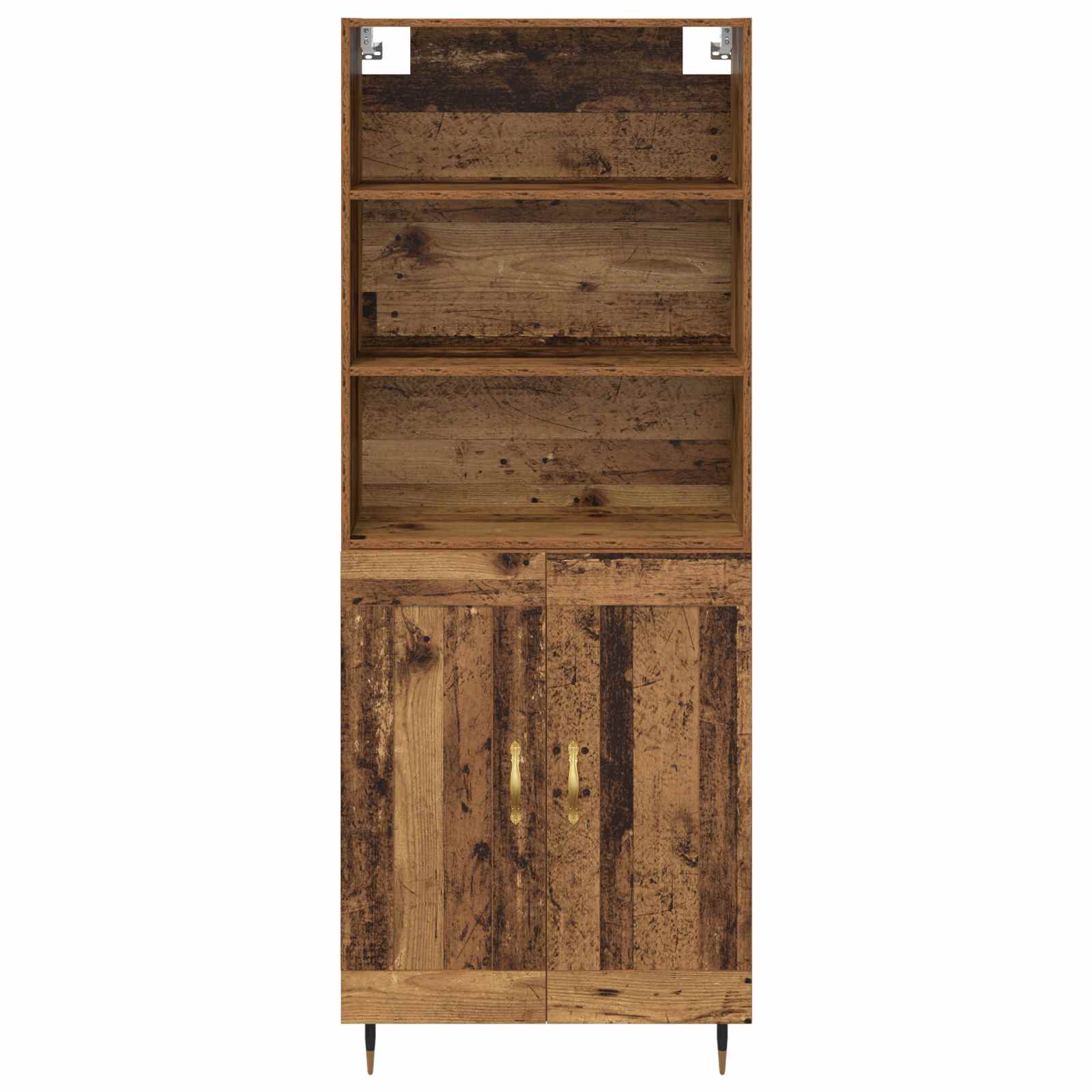 Highboard Gammelt træ 69,5 x 34 x 180 cm Konstrueret træ