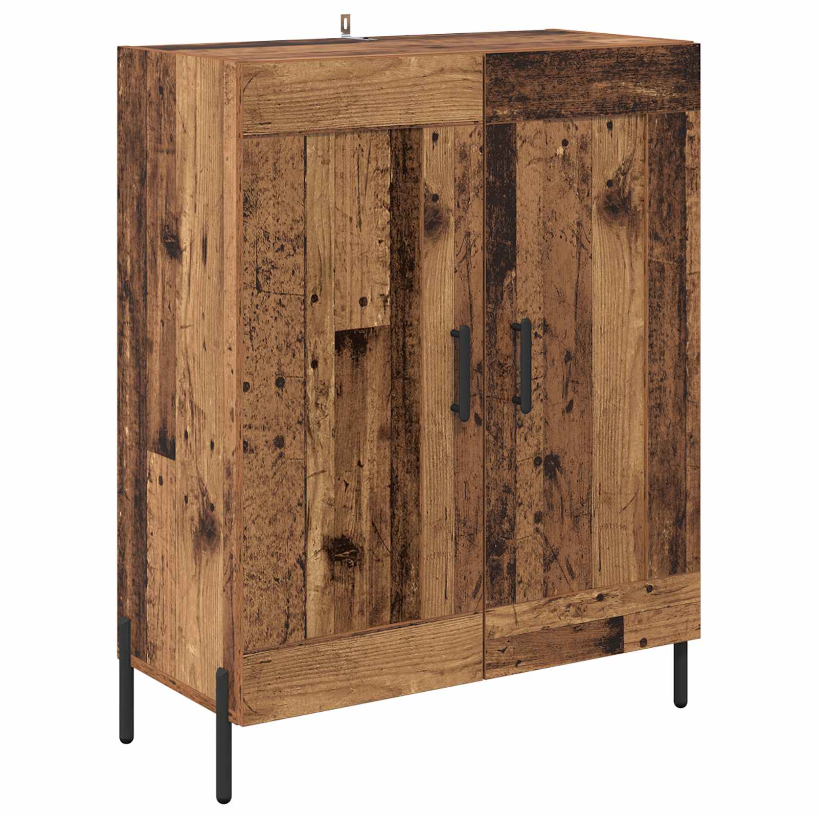 Highboard Gammelt træ 69,5 x 34 x 180 cm Konstrueret træ