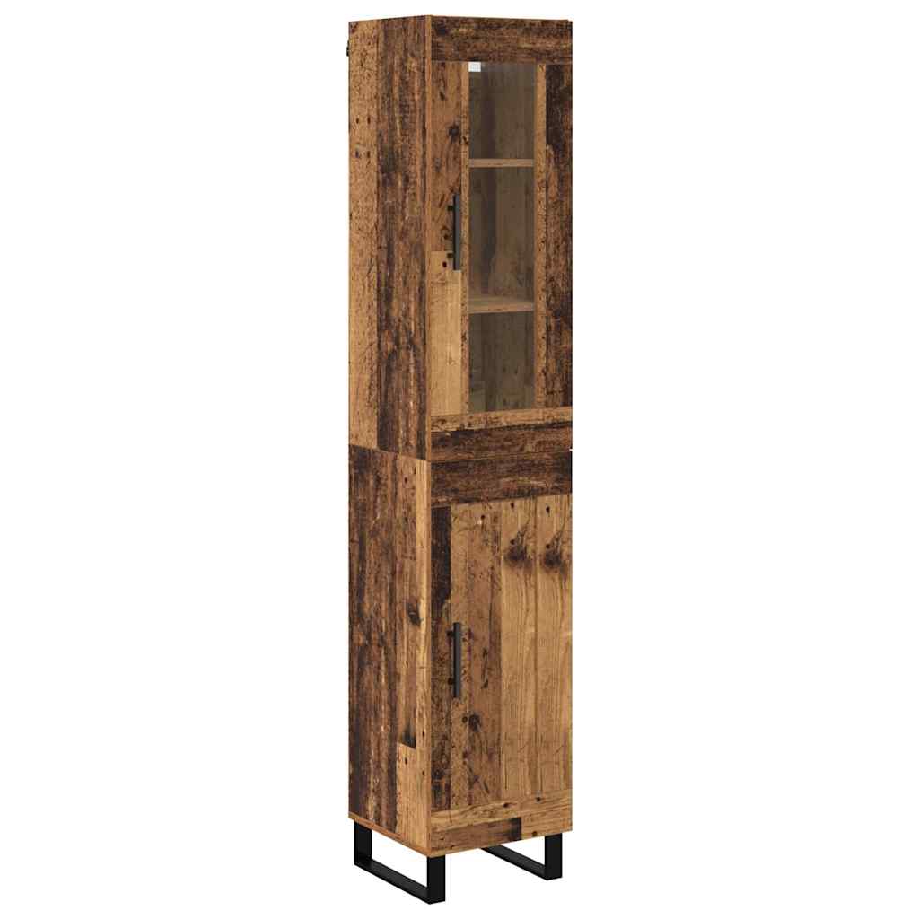 Highboard Gammelt træ 69,5 x 34 x 180 cm Konstrueret træ