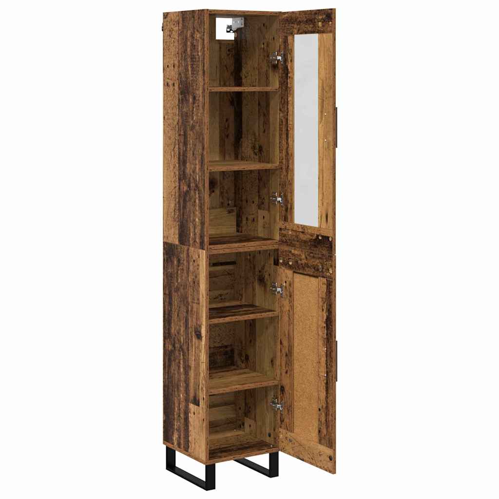 Highboard Gammelt træ 69,5 x 34 x 180 cm Konstrueret træ