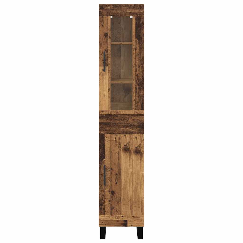 Highboard Gammelt træ 69,5 x 34 x 180 cm Konstrueret træ