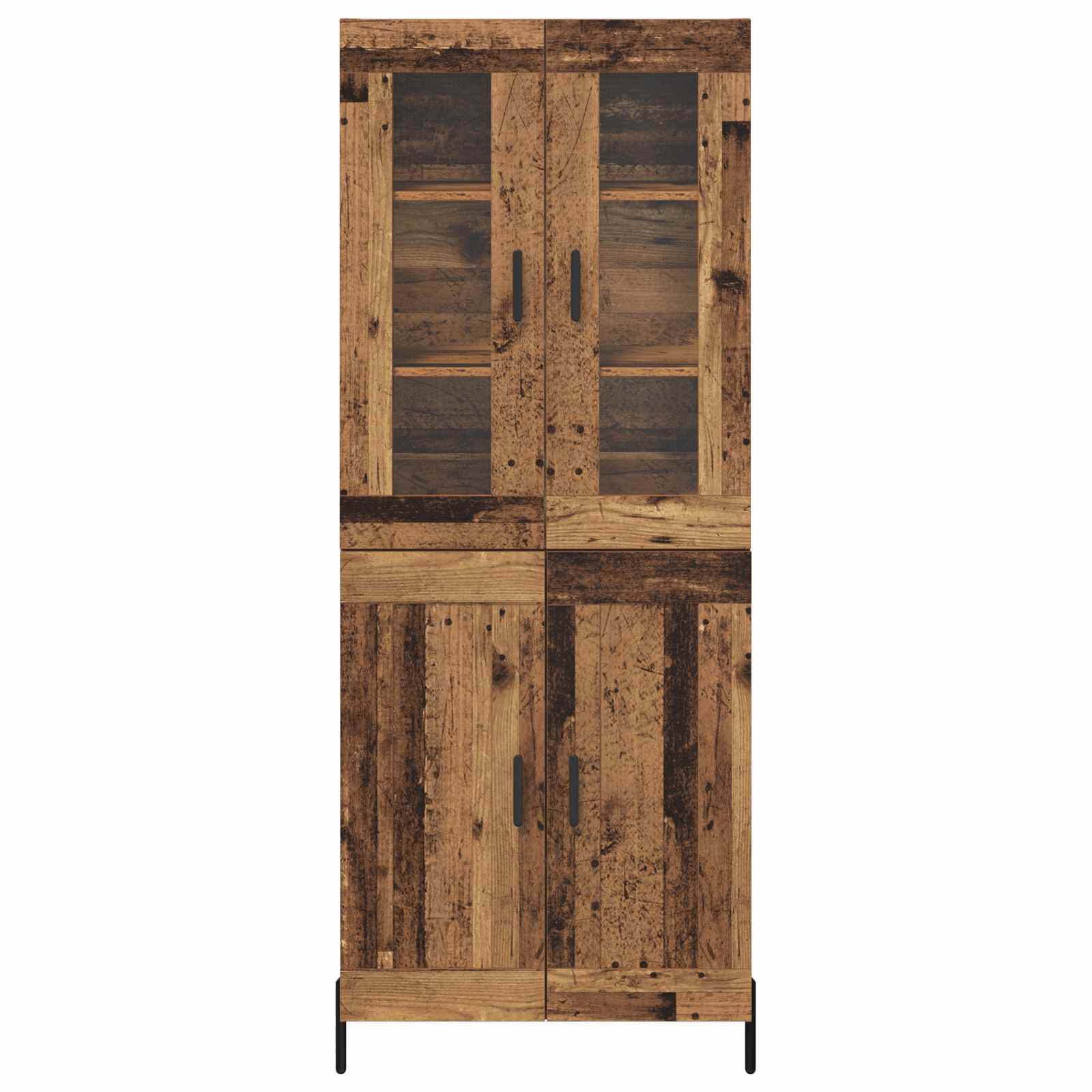 Highboard Gammelt træ 69,5 x 34 x 180 cm Konstrueret træ
