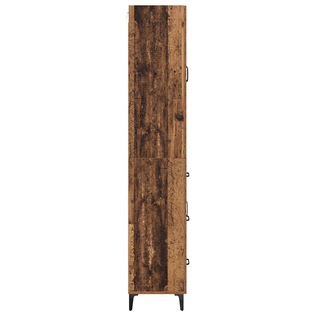Highboard Gammelt træ 69,5 x 34 x 180 cm Konstrueret træ