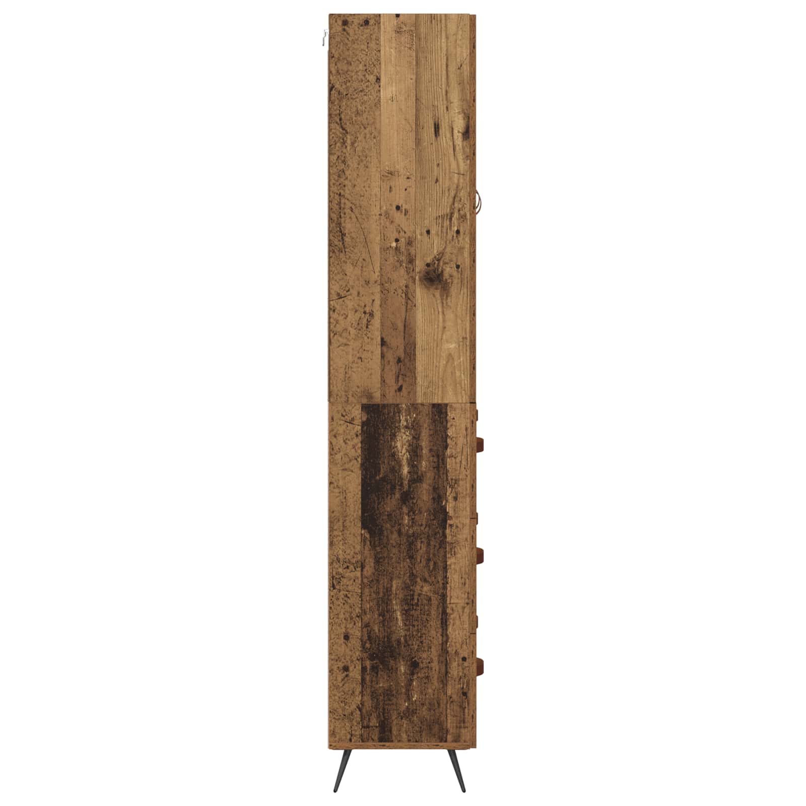 Highboard Gammelt træ 69,5 x 34 x 180 cm Konstrueret træ