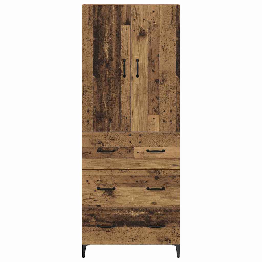 Highboard Gammelt træ 69,5 x 34 x 180 cm Konstrueret træ