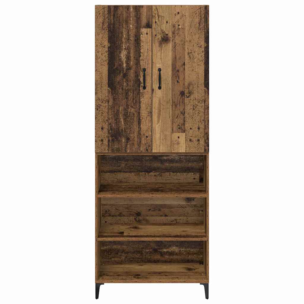 Highboard Gammelt træ 69,5 x 34 x 180 cm Konstrueret træ