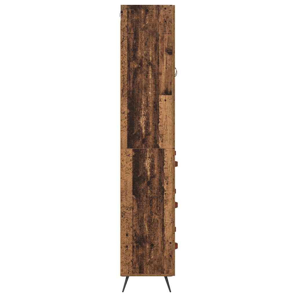 Highboard Gammelt træ 69,5 x 34 x 180 cm Konstrueret træ