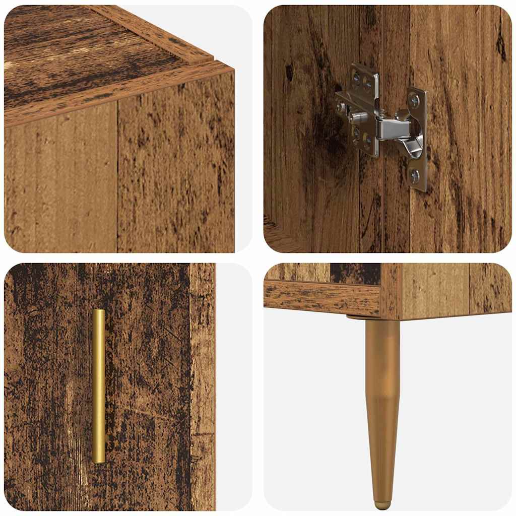 Highboard Gammelt træ 69,5 x 34 x 180 cm Konstrueret træ