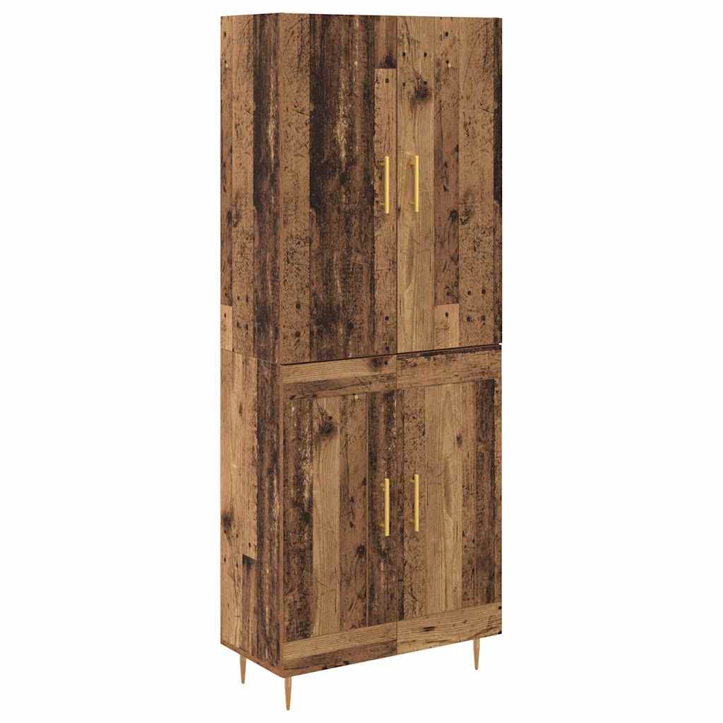 Highboard Gammelt træ 69,5 x 34 x 180 cm Konstrueret træ