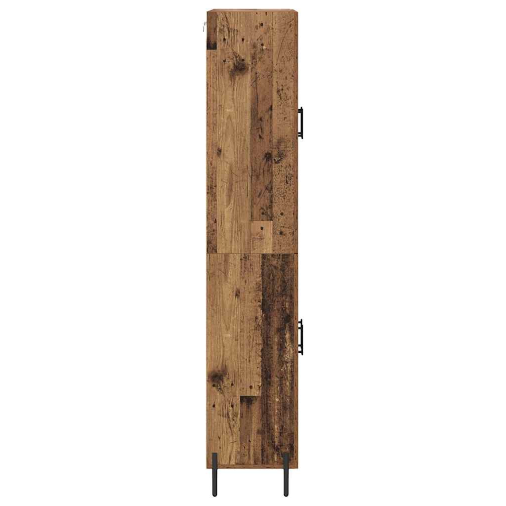 Highboard Gammelt træ 69,5 x 34 x 180 cm Konstrueret træ