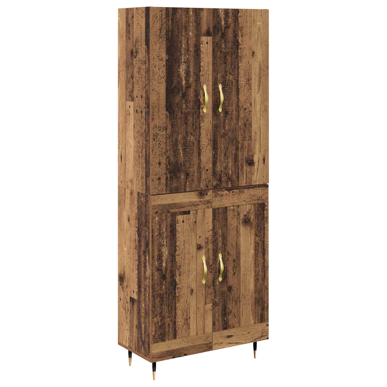 Highboard Gammelt træ 69,5 x 34 x 180 cm Konstrueret træ