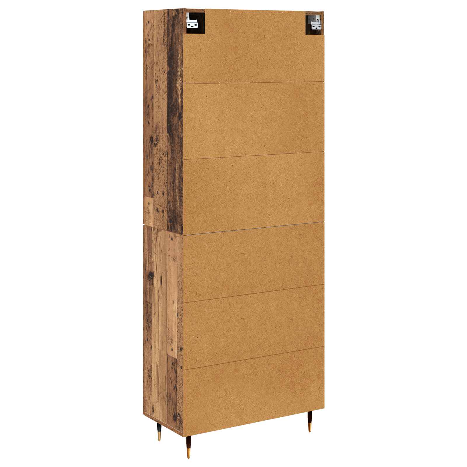 Highboard Gammelt træ 69,5 x 34 x 180 cm Konstrueret træ