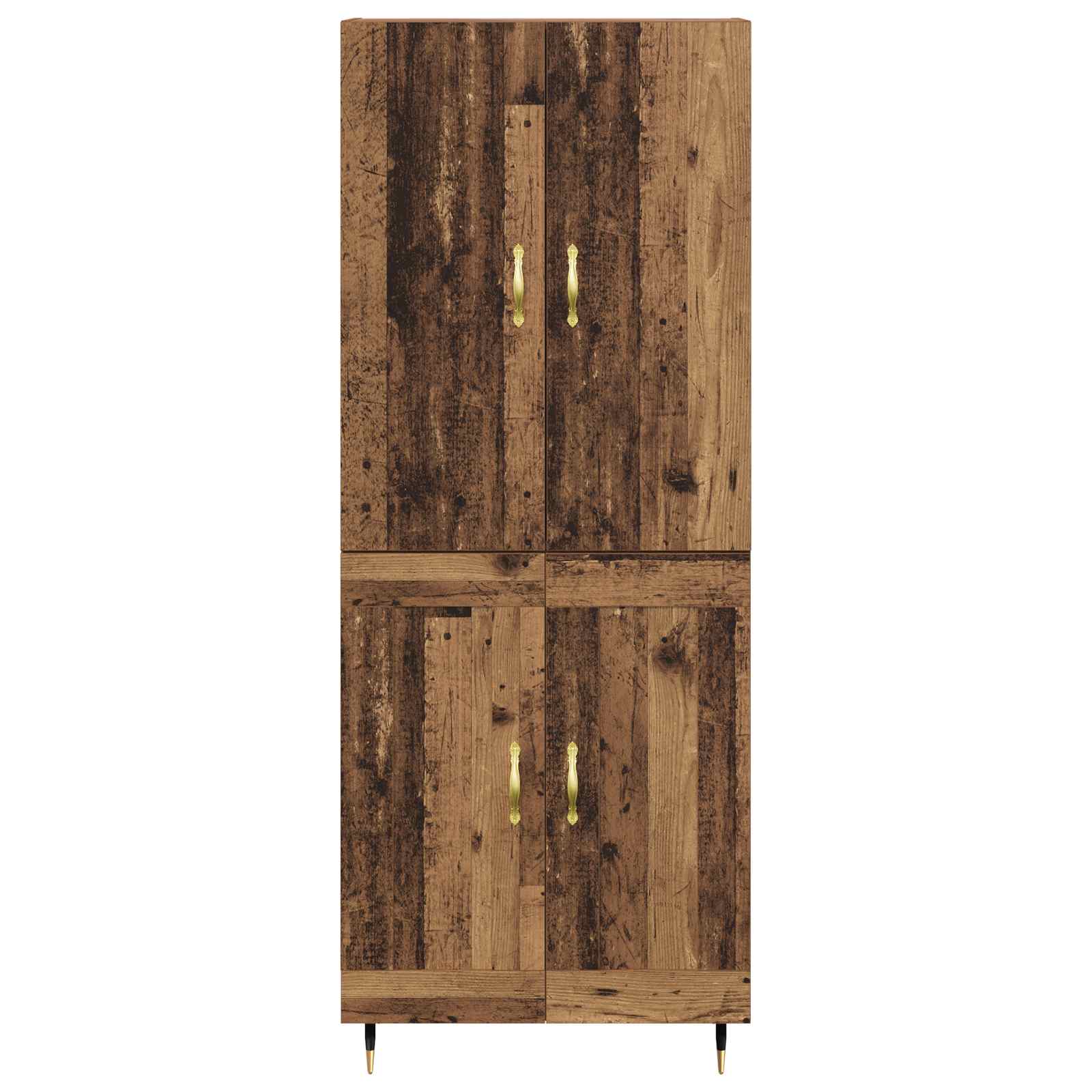 Highboard Gammelt træ 69,5 x 34 x 180 cm Konstrueret træ