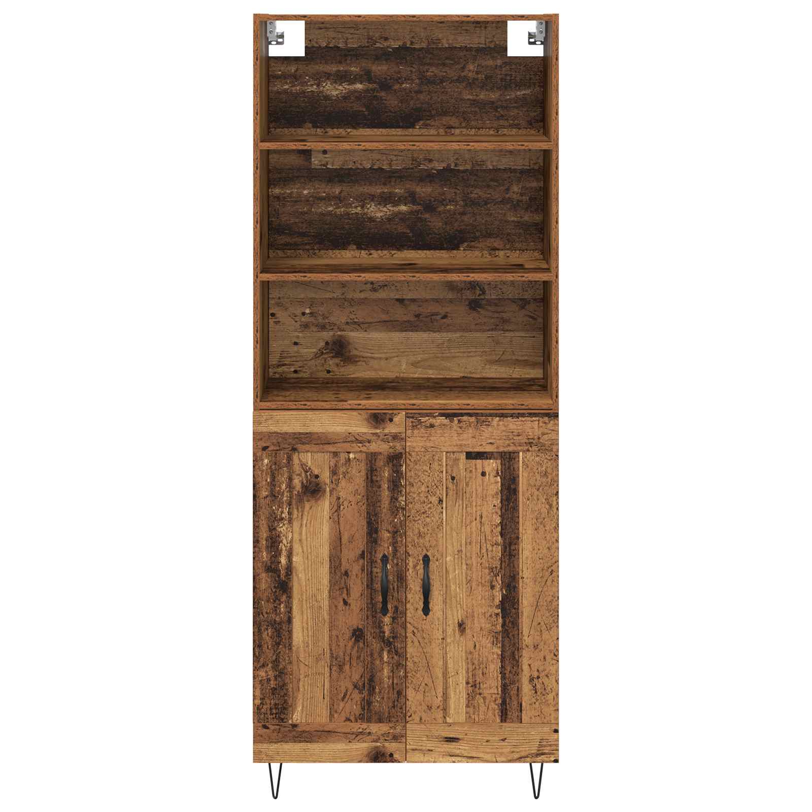 Highboard Gammelt træ 69,5 x 34 x 180 cm Konstrueret træ