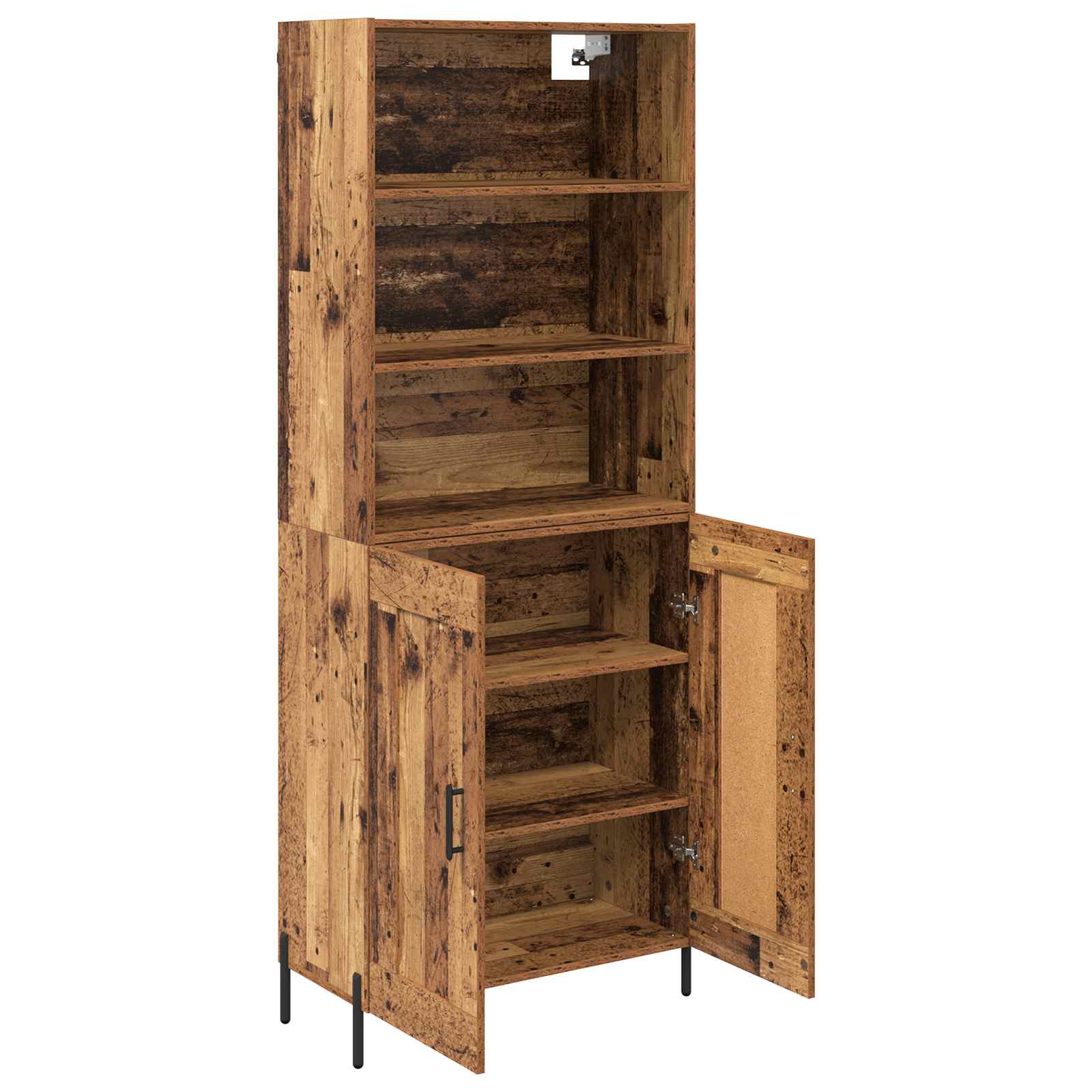 Highboard Gammelt træ 69,5 x 32,5 x 180 cm Konstrueret træ