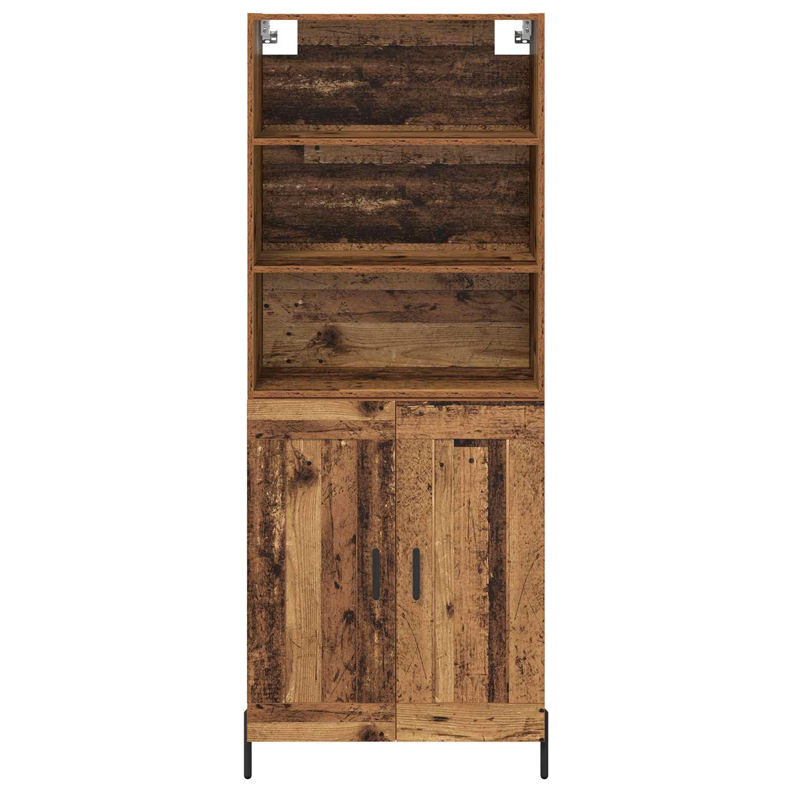 Highboard Gammelt træ 69,5 x 32,5 x 180 cm Konstrueret træ