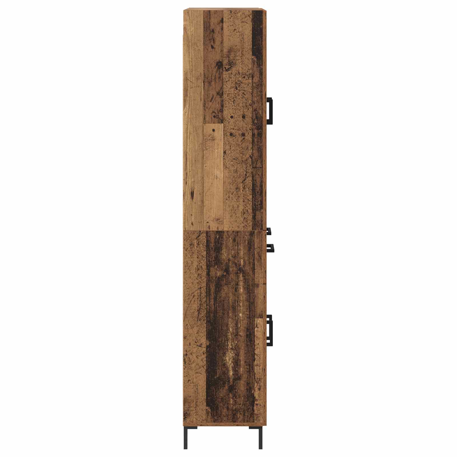 Highboard Gammelt træ 69,5 x 34 x 180 cm Konstrueret træ