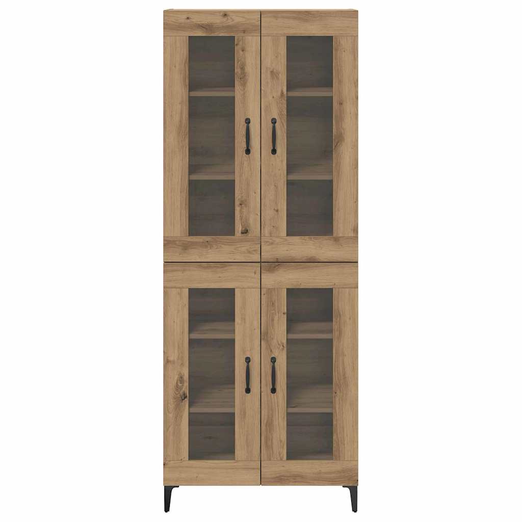 Highboard Artisan Egetræ 69,5 x 34 x 180 cm Konstrueret træ