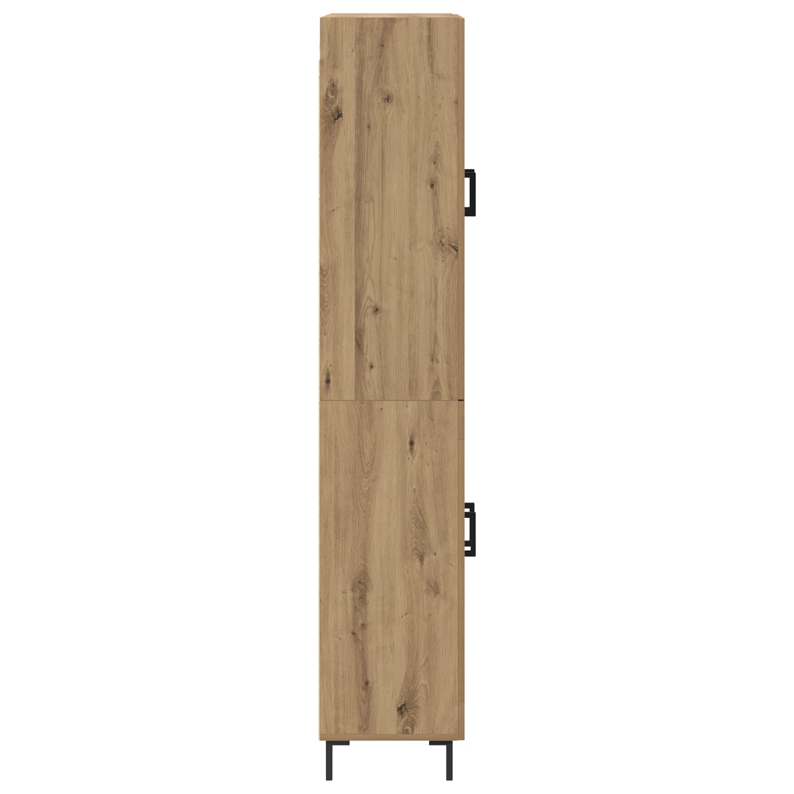 Highboard Artisan Egetræ 69,5 x 34 x 180 cm Konstrueret træ