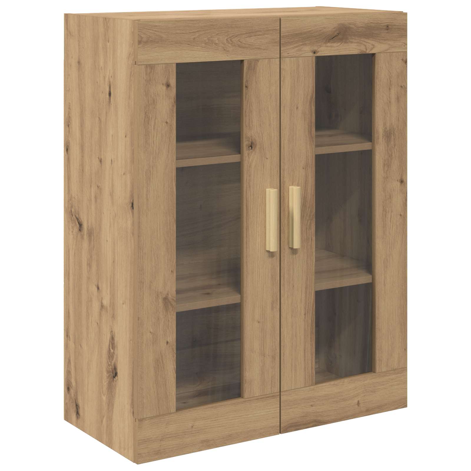Highboard Artisan Egetræ 69,5 x 34 x 180 cm Konstrueret træ