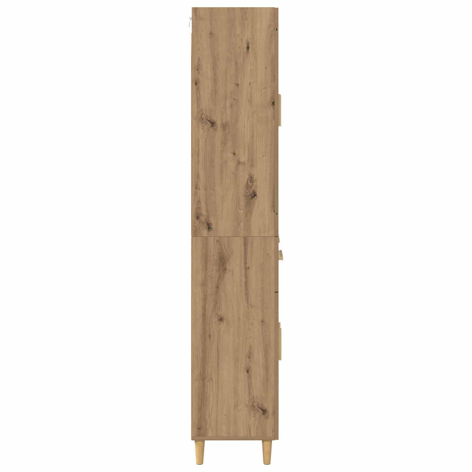 Highboard Artisan Egetræ 69,5 x 34 x 180 cm Konstrueret træ