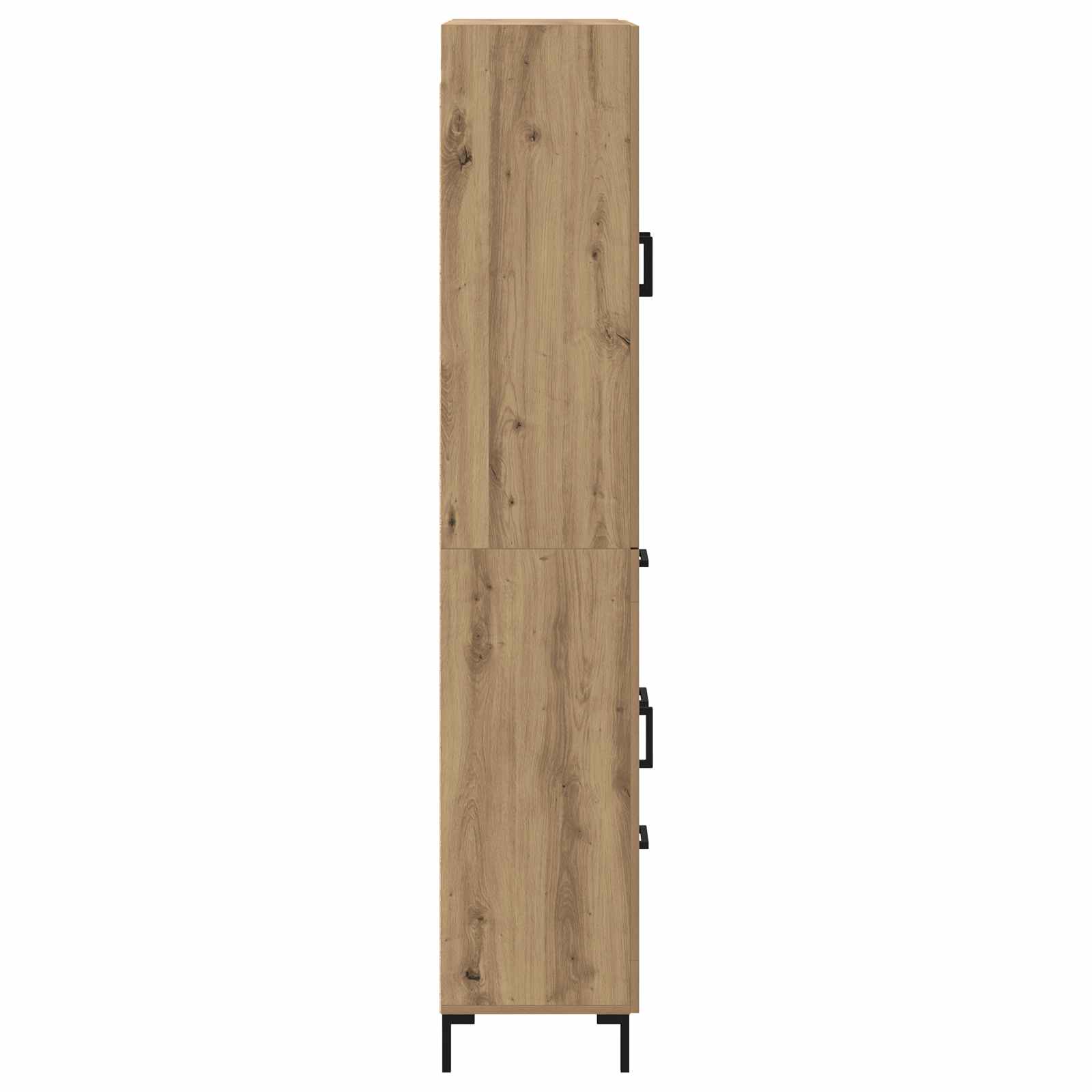 Highboard Artisan Egetræ 69,5 x 34 x 180 cm Konstrueret træ
