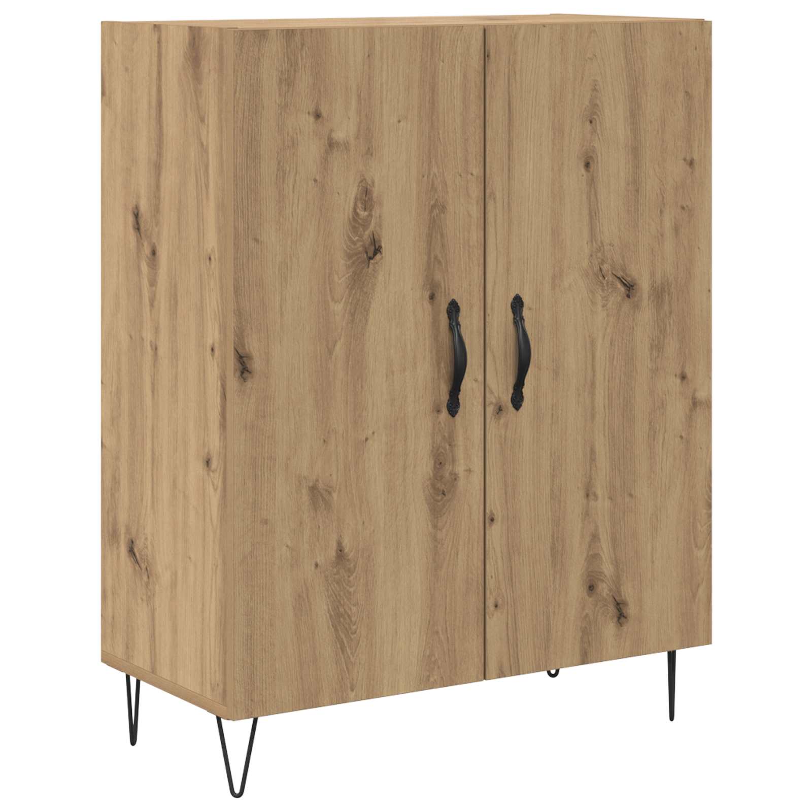 Highboard Artisan Egetræ 69,5 x 34 x 180 cm Konstrueret træ