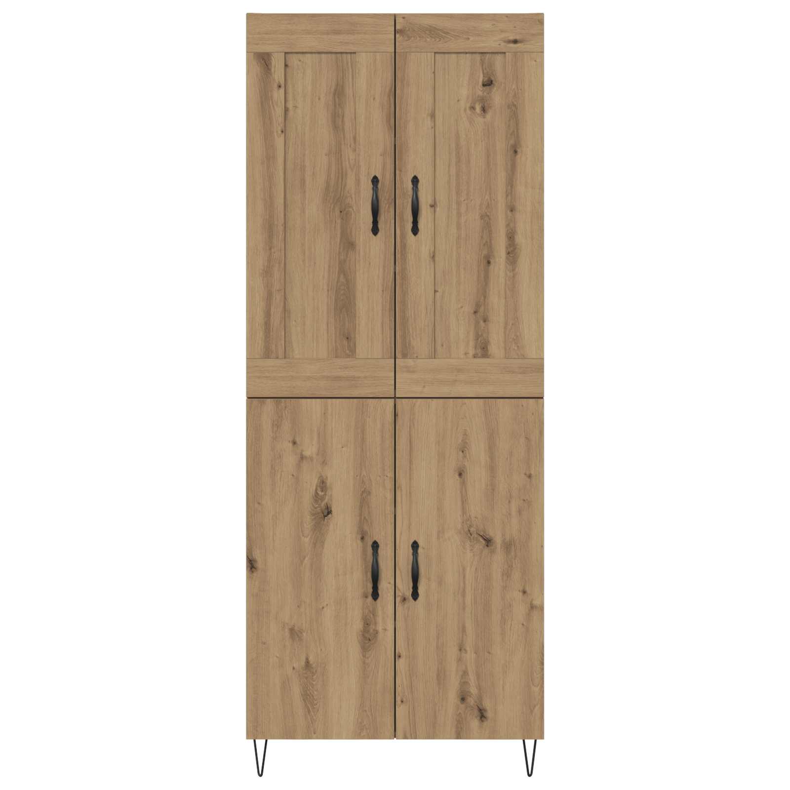 Highboard Artisan Egetræ 69,5 x 34 x 180 cm Konstrueret træ