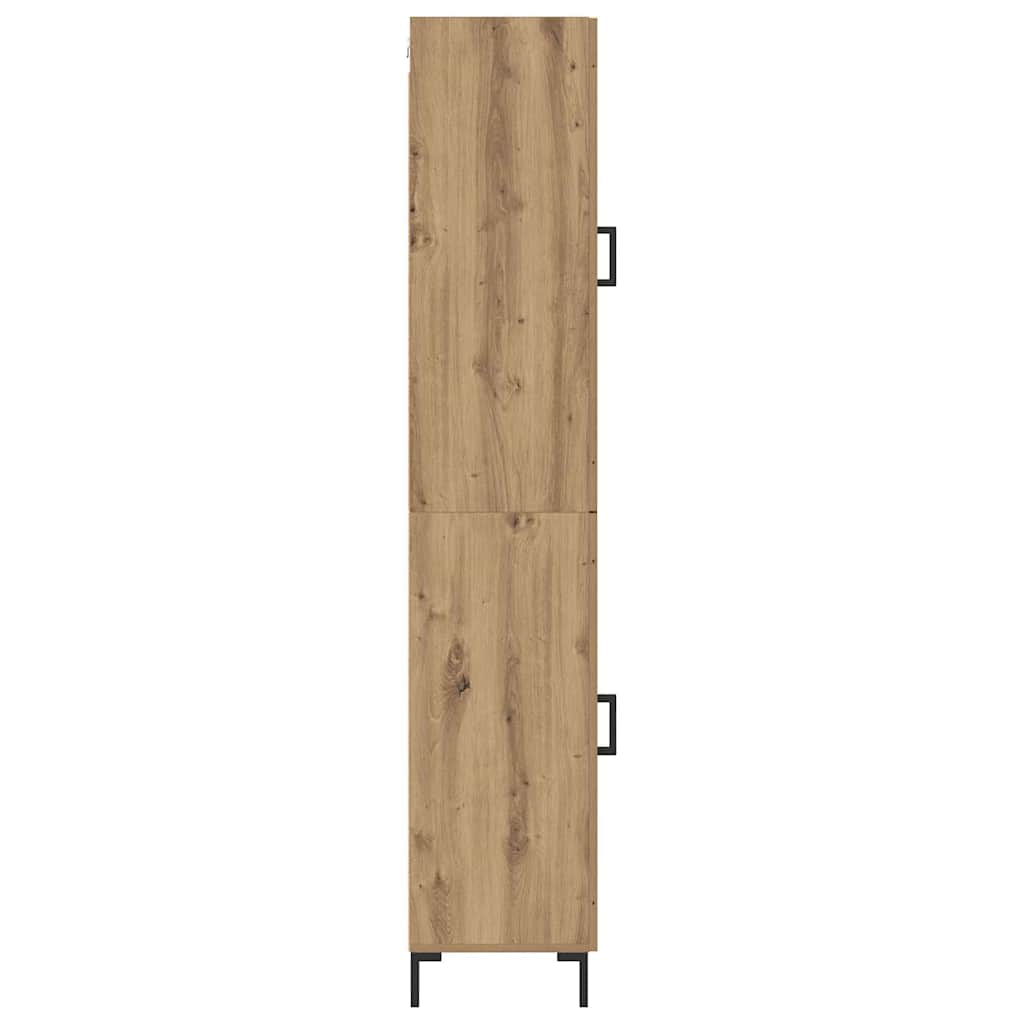 Highboard Artisan Egetræ 34,5 x 34 x 180 cm Konstrueret træ