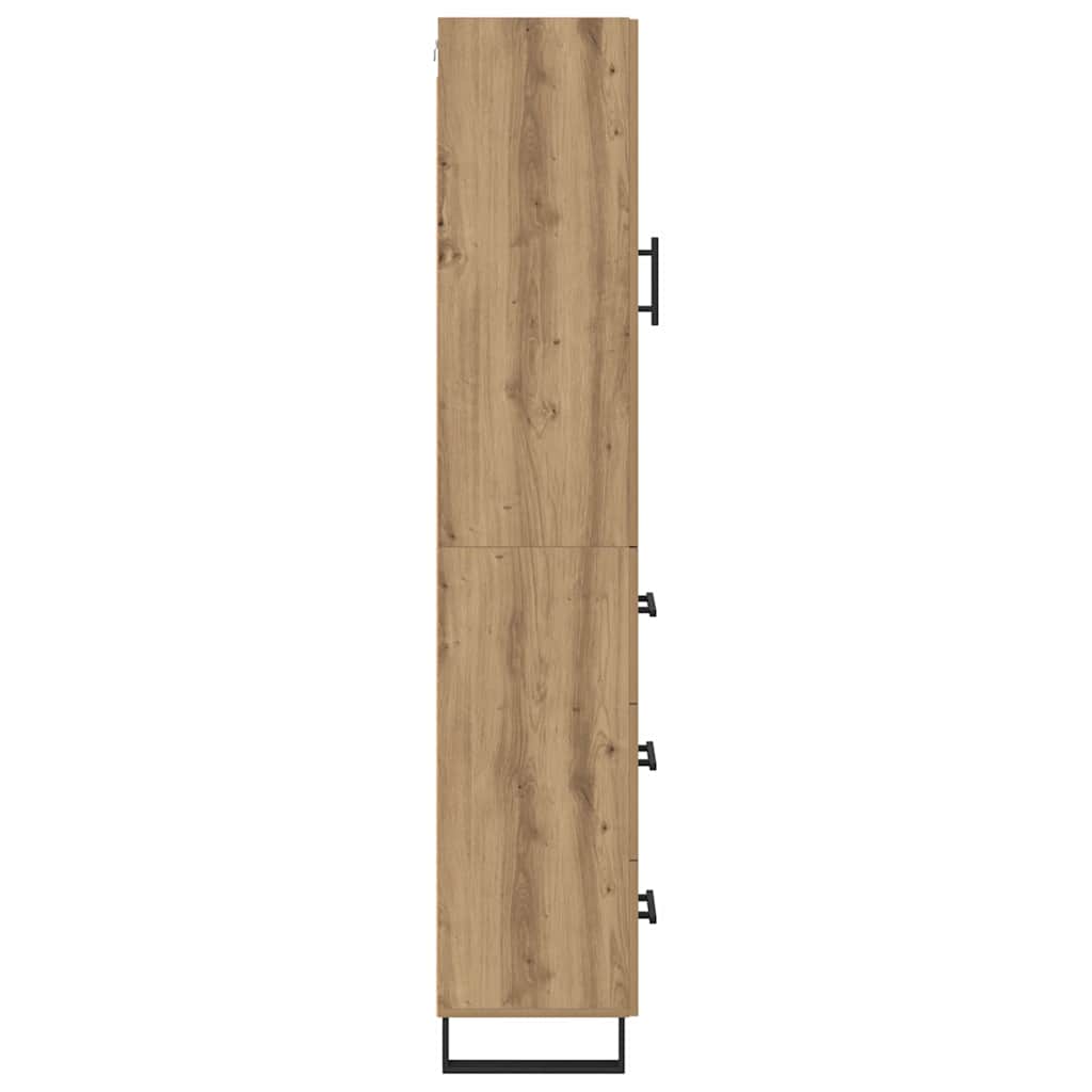 Highboard Artisan Egetræ 34,5 x 34 x 180 cm Konstrueret træ