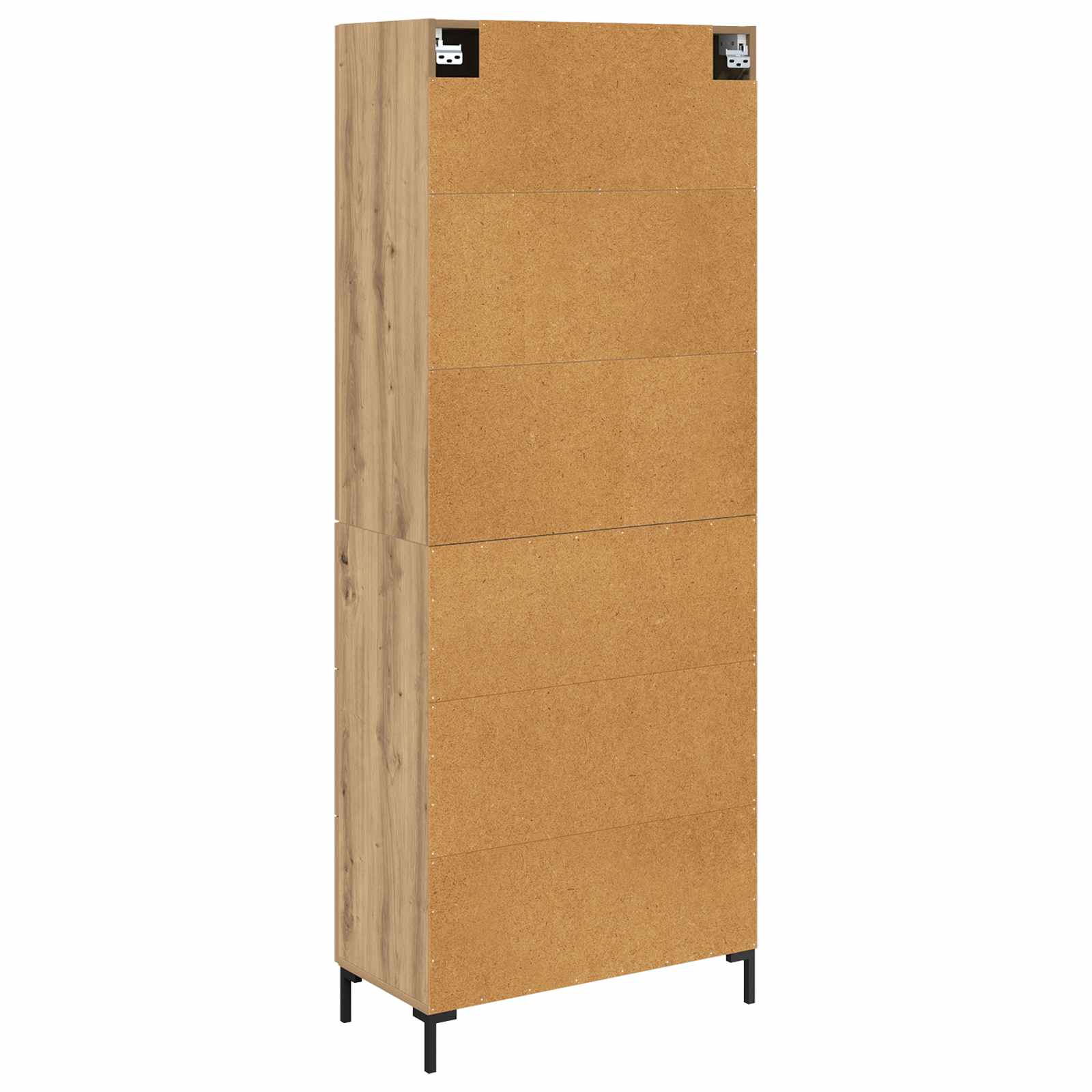 Highboard Artisan Egetræ 69,5 x 34 x 180 cm Konstrueret træ