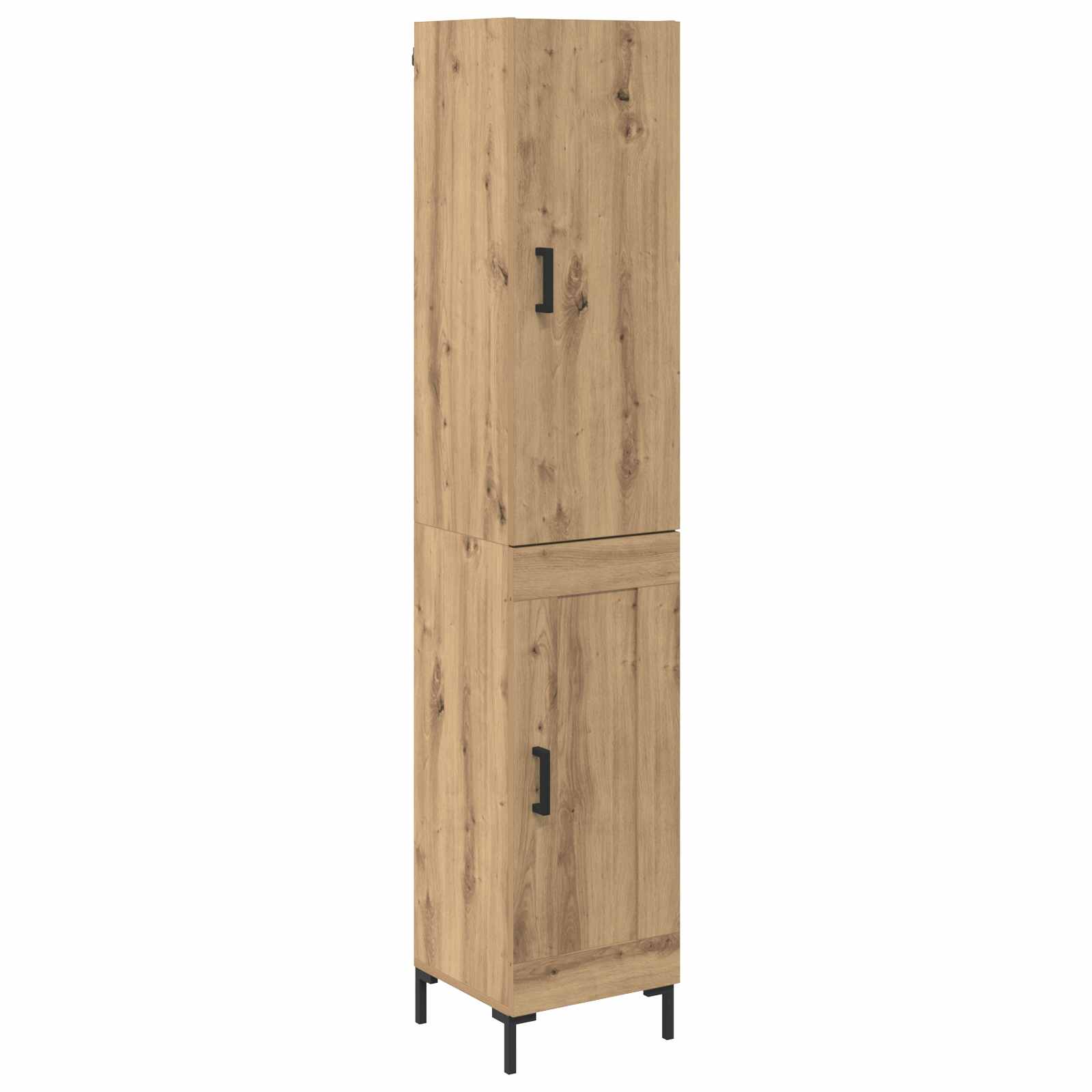 Highboard Artisan Egetræ 69,5 x 34 x 180 cm Konstrueret træ