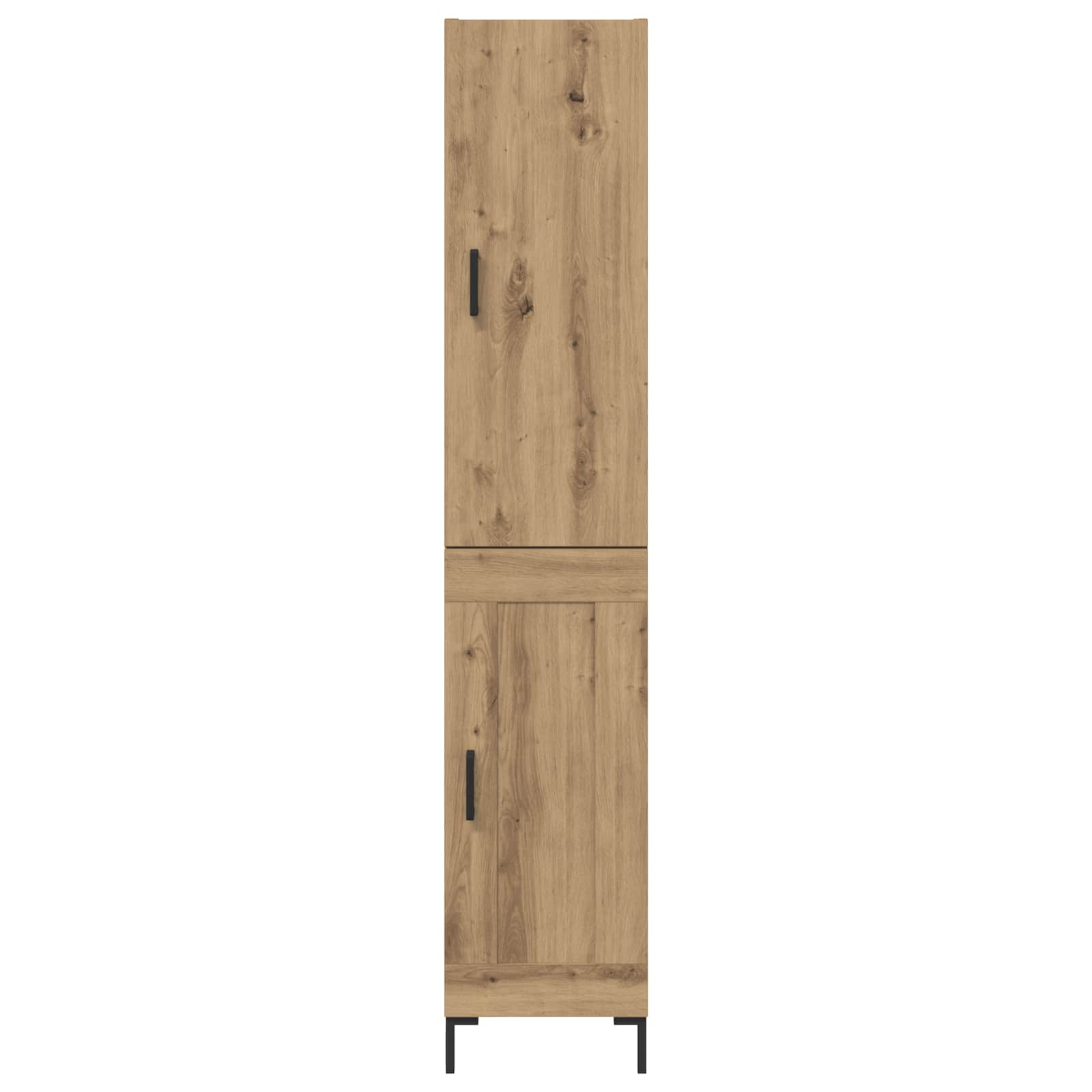 Highboard Artisan Egetræ 69,5 x 34 x 180 cm Konstrueret træ