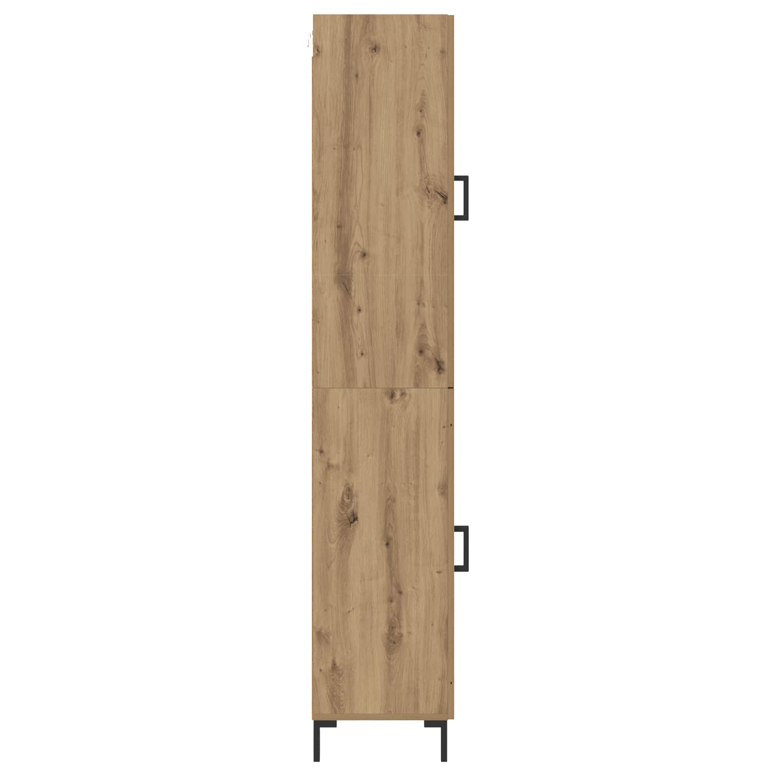 Highboard Artisan Egetræ 69,5 x 34 x 180 cm Konstrueret træ