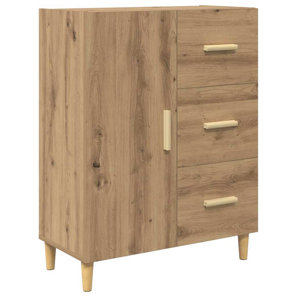 Highboard Artisan Egetræ 69,5 x 34 x 180 cm Konstrueret træ