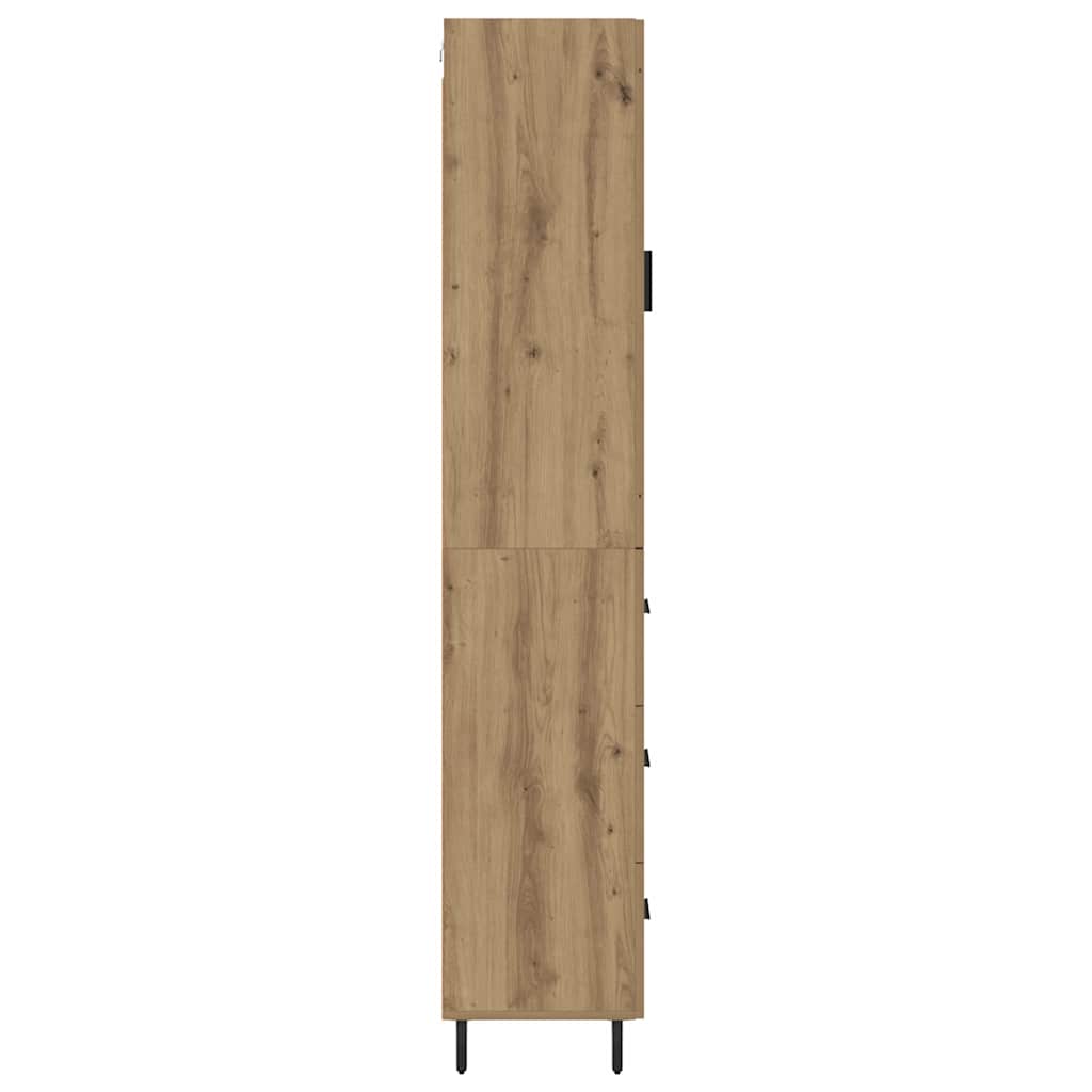 Highboard Artisan Egetræ 34,5 x 34 x 180 cm Konstrueret træ