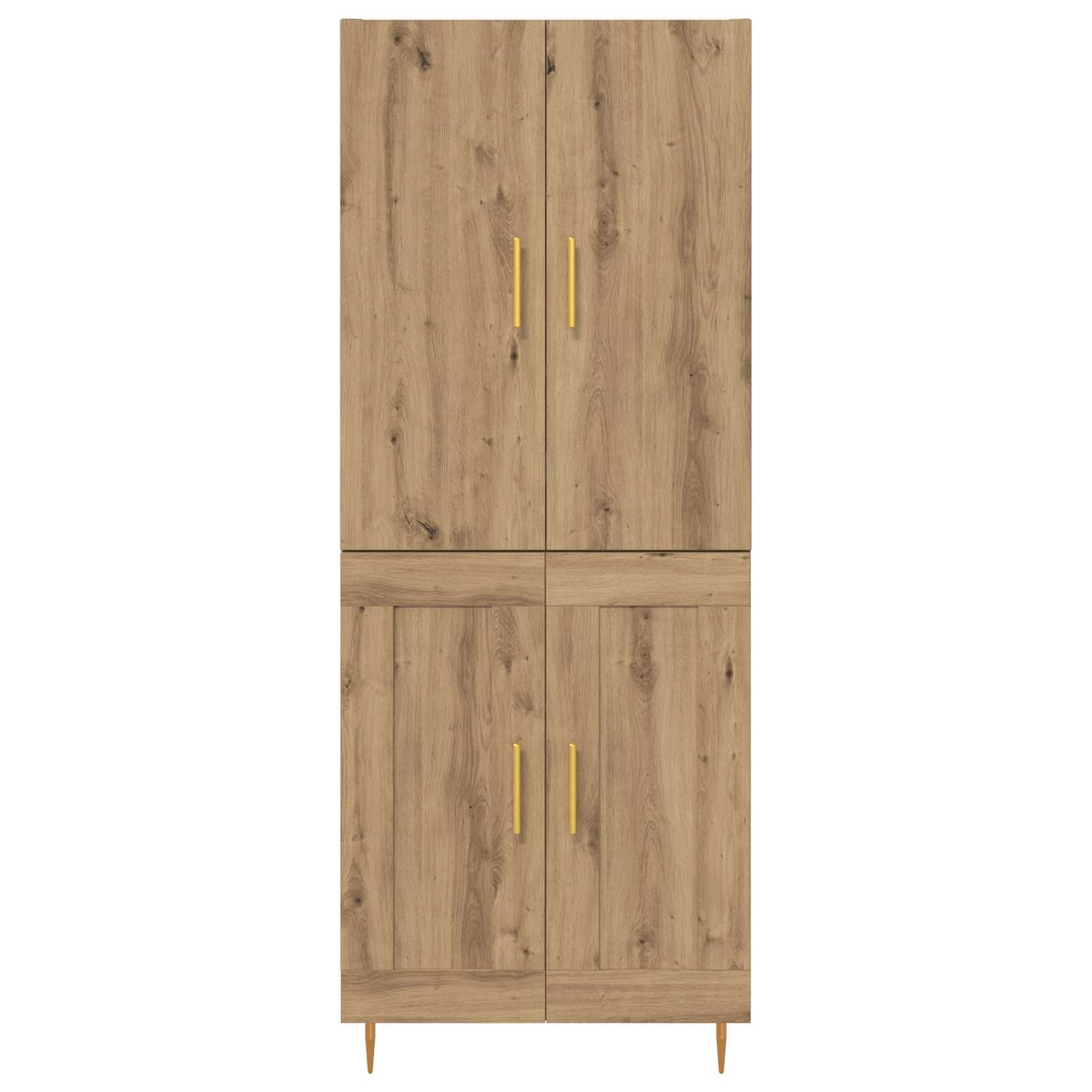 Highboard Artisan Egetræ 69,5 x 34 x 180 cm Konstrueret træ