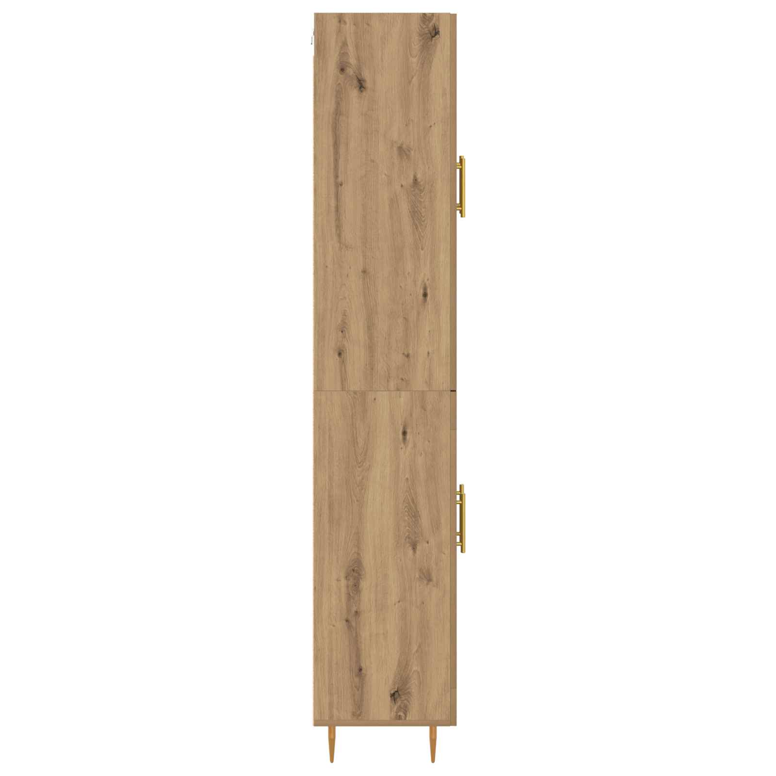 Highboard Artisan Egetræ 69,5 x 34 x 180 cm Konstrueret træ